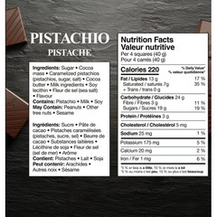 (12pack) Lindt Dark Pistacio Chocolate Bar (100 g)
