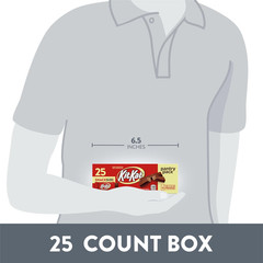 Milk Chocolate Wafer Snack Size, Candy Pantry Pack, 12.25 Oz (25 Pieces)