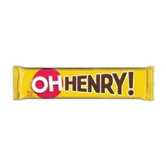 OH HENRY FULL SIZE CHOCOLATE BARS- 24x 58g FULL SIZE – FRESH & SECURE
