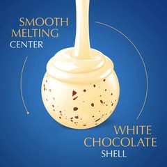 Lindt Lindor 5.1 oz. COOKIES & CREME Cream White Chocolate Truffle * BB 3/2026 *
