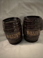 Harry Potter Butterbeer Chewy Candy in Tin Barrel Factory SEALED -NEW Lot Of 2