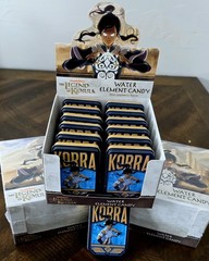 Legend of Korra Water Elemental, Candy Blue Raspberry: 3 Store Displays 10 Tins!