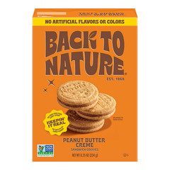 Sandwich Cookies, Peanut Butter Creme, 8.25 oz (234 g)