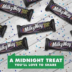 Dark Chocolate Candy Bars – Midnight Dark, Full Size, 1.76 oz, Bulk Pack of 24