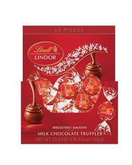Indulge in Luxurious LINDOR Milk Chocolate Truffles – 25.4 oz Bulk Box, 60 Count