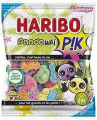 Haribo gummies PANDA WAI PiK-SOUR Edition- Made in France 300g FREE SHIPPING