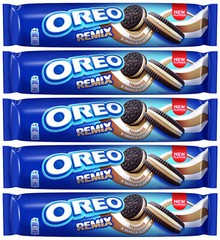 5 OREO REMIX Tiramisu & Vanilla Flavor Spread Cookies Biscuits Sweets 157g 5.5oz