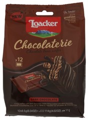 Loacker Dark Chocolate Wafer Snack Chocolaterie 8 Pack