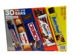 BABY RUTH CRUNCH BUTTERFINGERS Variety Pack 30 Full Size Bars Bulk Pricing