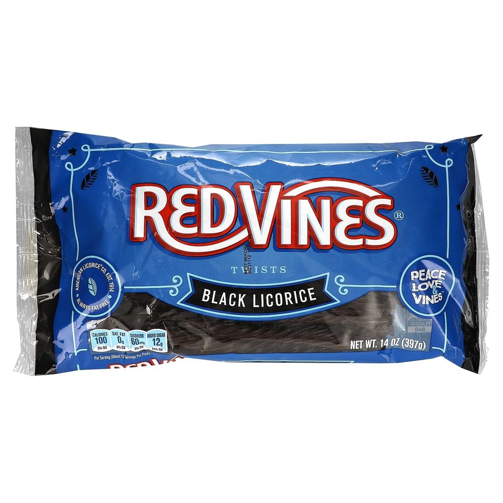 Twists, Black Licorice, 14 oz (397 g)