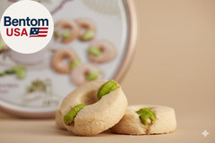 Ghraybeh Cookies – 9 Oz | Traditional Middle Eastern Pistachio Shortbreads Handc