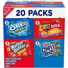 Classic Mix Variety Pack Oreo Chips Ahoy Nutter Butter Ritz Bits 20 Packs