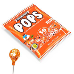 Tootsie Pops Single Flavor Bag – Orange Flavored Lollipops with Chocolatey Cente