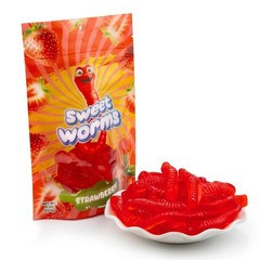 FirstChoiceCandy Gummy Worms, Sweet and Sour, Multi Flavors, 4 oz ( Pack Of 6 )