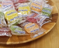 Sunkist Fruit Gems, Soft Jelly Gummy, Bulk Holiday Wrapped Candy (1 Pound) DEALS