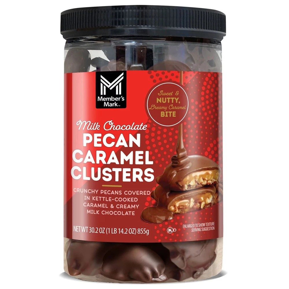 Member’s Mark Milk Chocolate Pecan Caramel Clusters, 30.2 oz.