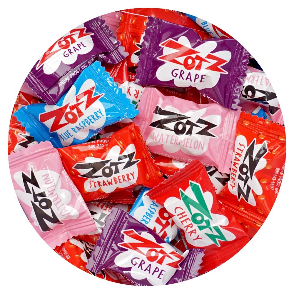 Zotz Fizz Candy 1lb Bulk Bag Approx. 90 Pieces 5 Assorted Flavors