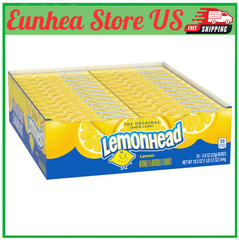 Lemonhead Hard Lemon Candy, 0.8 Ounce Boxes (Pack of 24)