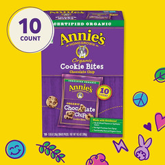 Annie’s Organic Chocolate Chip Cookie Bites, 10 Pouches, 10.5 oz