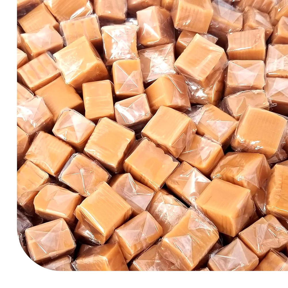 Caramel Candy, Creamy Caramels Individually Wrapped – 4 Lb Pack | Vanilla Flavor