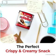 Nutella & GO! Bulk 24 Pack, Hazelnut and Cocoa Spread with Breadsticks, Stocking