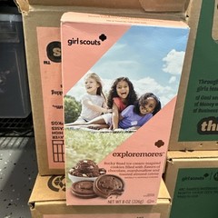 EXPLOREMORES chocolate 2026 Girl Scout Cookies **FULL CASE = 12 BOXES**