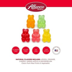 5lbs of World’s Best Natural Gummi Bears – Delicious & Allergy-Friendly Treats