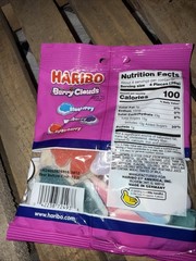 HARIBO Gummi Candy, Berry Clouds, 4.1 oz Bag, Pack of 8