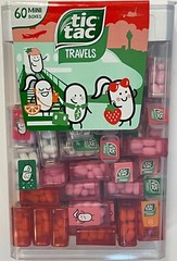 TIC TAC Box STRAWBERRY MIX with 60 Mini Boxes (each 3.9 GRAMS), SET of 16 BOXES