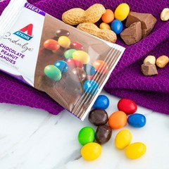 Chocolate Peanut Candies, Zero Sugar Snacks, Low Carb Snacks, 5 Ct