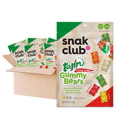 Tajin Gummy Bears, Assorted Fruit Candy Gummies with Chili and Lime Seasoning, M