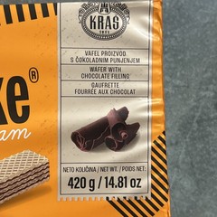 Napolitanke Chocolate Cream Wafer Chocolate Filling 420g Croatia Snack Party