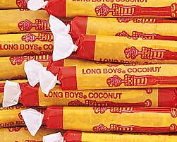 Atkinsons Coconut Long Boys Chewy Caramel Candy 2 Pound Pack