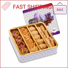 Sarah’s Candy Factory Assorted 0.5 Lb Premium Baklava Pastry Gift Box Halal Snac