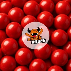 RED GUMBALLS CHERRY FLAVORED 1in ~ fruity, chewy fun ~ 3/4LB – 12OZ ~ SHIPS FREE