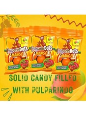 Pulparindo 60 Pcs Watermelon & Mango Bite Size Hard Shell Balls Mexican Candy