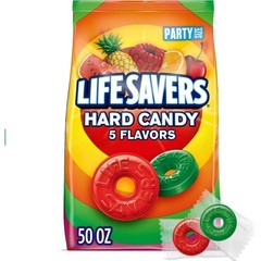 5 Flavors Hard Candy Bag 50 oz Mix Fruit Party Size Summer Road Trip