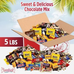 Chocolate Lovers’ 5lb Assortment: Milk Duds, Snickers & More for Joyful Moments