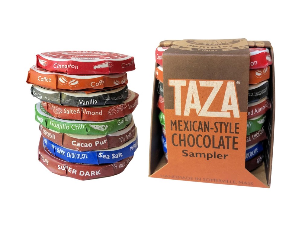 Taza Chocolate Organic Mexicano Disc Stone Ground, Variety Pack, 1.35 Ounce 8…