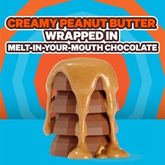 Peanut Butter Cups – Milk Chocolate Treats for Snacks, Gifts, or Desserts, 24
