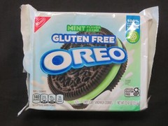 (1) Nabisco Gluten Free Oreo Mint Flavor Creme Sandwich Cookies 12.47 Oz
