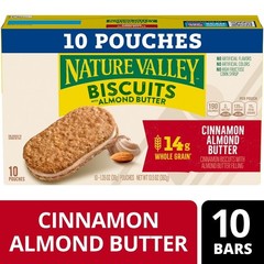 Biscuit Sandwiches, Cinnamon Almond Butter, 10 Bars, 13.5 oz