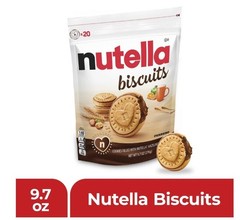 Nutella Biscuits Cookies Filled with Nutella Hazelnut Spread, Sweet Snack Pack,