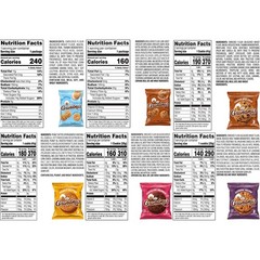 Grandma’s Cookies Variety Pack Flavored Cookies Snacks (30 Pack) Packaging May