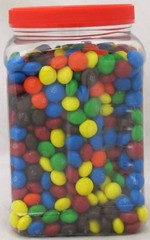 M&Ms Peanut Butter Candy 55 oz Jar M&M’s M & M Chocolate Candies Tub Bulk 3.43LB