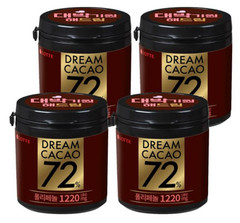 Lotte Dream Cacao 72% Dark Chocolate Balls 86g x 10EA Polyphenol Korean Snack