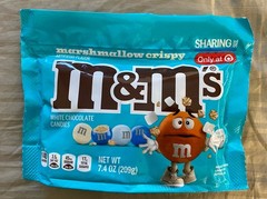 NEW ONLY AT TARGET M&Ms MARSHMALLOW CRISPY WHITE CHOCOLATE BAG 7.4OZ