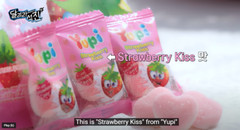 Yupi Strawberry Kiss Gummy Candies 4.2oz (120g) featured on Run Jin (US seller)