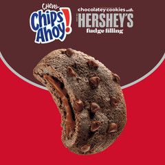 Chips Ahoy Chewy Cookies Hershey’s Fudge Filled 14.85 oz Family Size,Free Ship..