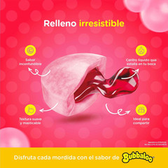 Bubbaloo Bubble Gum Assorted Mexican Chicle Candy 47 PCS (9oz Pack) Strawberry